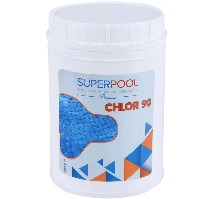 SUPERPOOL™  - 90% CHLORINE GRANULES – 2.2 LBS