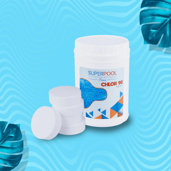 SUPERPOOL™ - 3 INCH 90% CHLORINE TABS - 10 PACK - 22 LBS